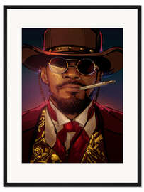 Gerahmter Kunstdruck Django