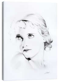 Canvas print Bette Davis