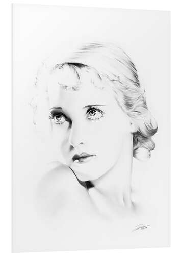 Foam board print Bette Davis