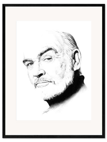 Framed art print Sean Connery