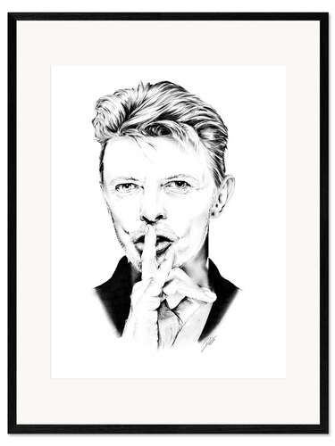 Kehystetty taidepainatus David Bowie