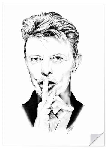 Wandsticker David Bowie