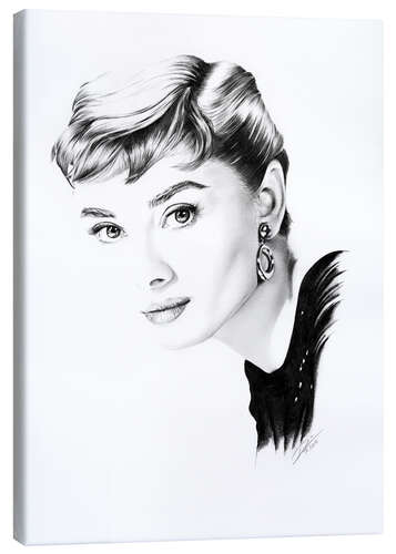 Canvas print Audrey Hepburn II