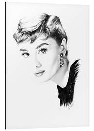 Magnettafel Audrey Hepburn II