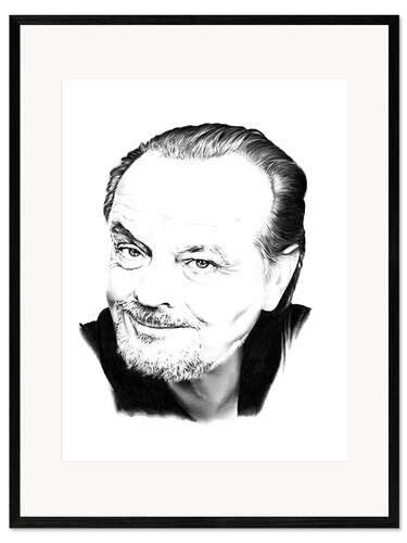 Impresión de arte enmarcada Jack Nicholson