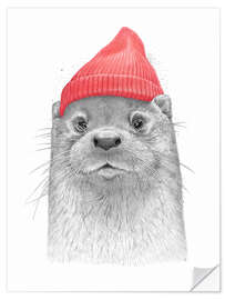 Naklejka na ścianę Sea otter