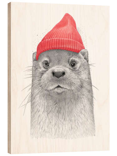 Print på træ Sea otter