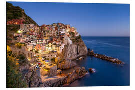 Aluminium print Village Manarola in Italy