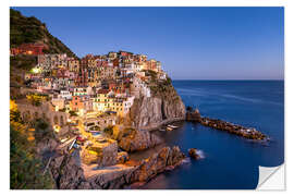 Naklejka na ścianę Village Manarola in Italy