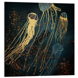 Gallery print Metallic Jellyfish