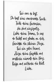 Magnettafel Sei wer du bist