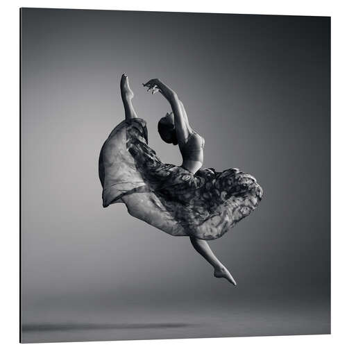 Aluminium print Springende ballerina