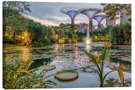 Canvas print Singapur-tuinen aan de baai - Olaf Protze