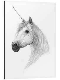 Tableau en aluminium Licorne