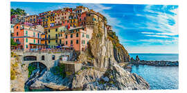 Foam board print Manarola