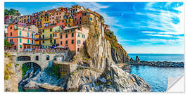 Selvklebende plakat Manarola