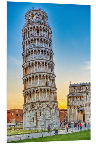 Foam board print The leaning tower of Pisa