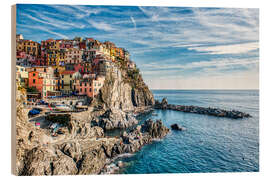 Holzbild Manarola