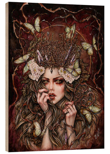 Wood print The Forest Keeper
