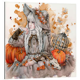 Magnettafel Die graue Hexe