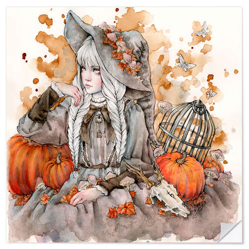 Wall sticker The Gray Witch