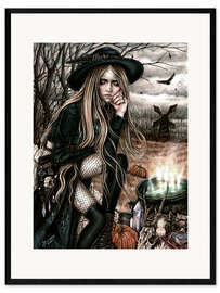 Gerahmter Kunstdruck Die Zeit der Hexe