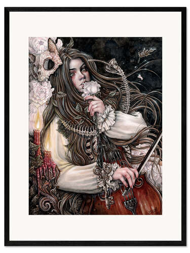 Gerahmter Kunstdruck Requiem