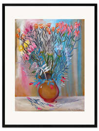 Plakat artystyczny premium w ramie Great vase III