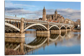 Gallery print Cathedral and bridge in Salamanca