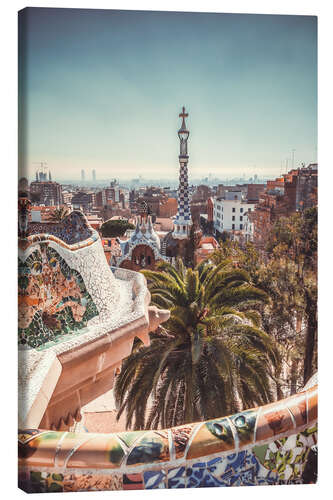 Leinwandbild Park Güell, Barcelona