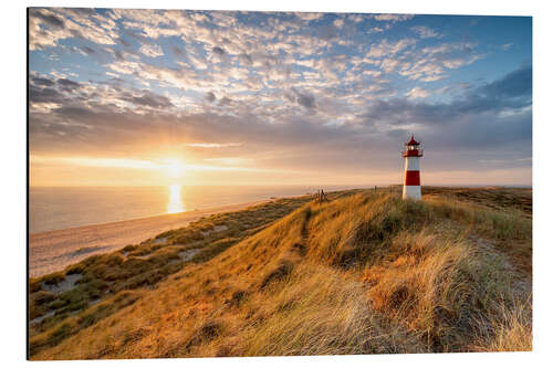 Alubild Leuchtturm List-Ost auf Sylt