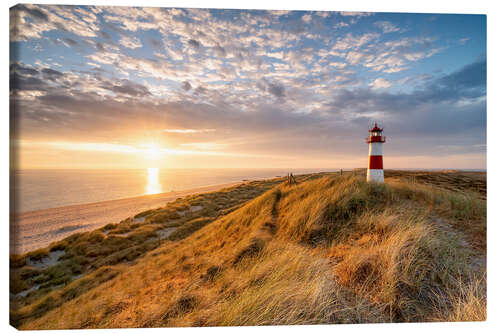 Leinwandbild Leuchtturm List-Ost auf Sylt