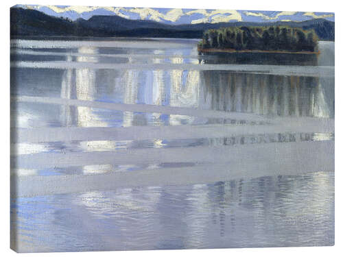 Canvas print Lake Keitele