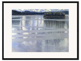 Innrammet kunsttrykk Lake Keitele