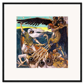 Framed art print The Defense of the Sampo