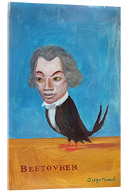 Acrylglasbild Beethoven Vogel