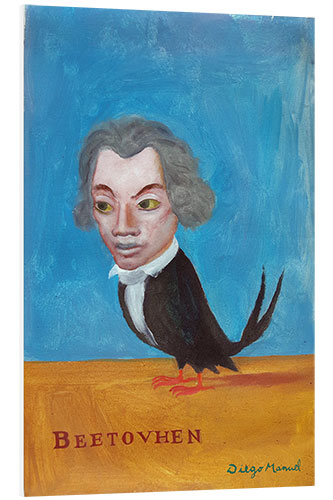 Quadro em PVC Beethoven bird