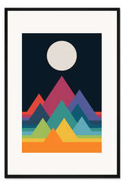Gerahmter Kunstdruck Wundersame Berge