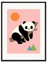 Gerahmter Kunstdruck Fauler Tag