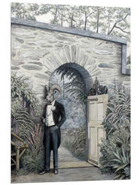PVC-taulu Groom at the gate