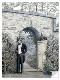 Wall sticker Groom at the gate