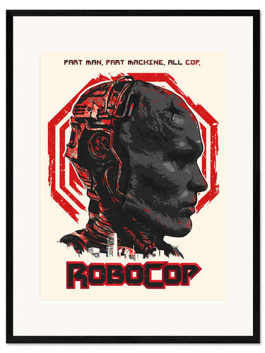 Kehystetty taidepainatus RoboCop