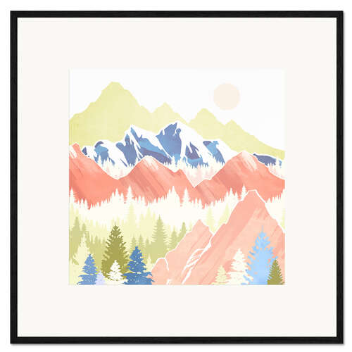 Framed art print Mountains in the spring