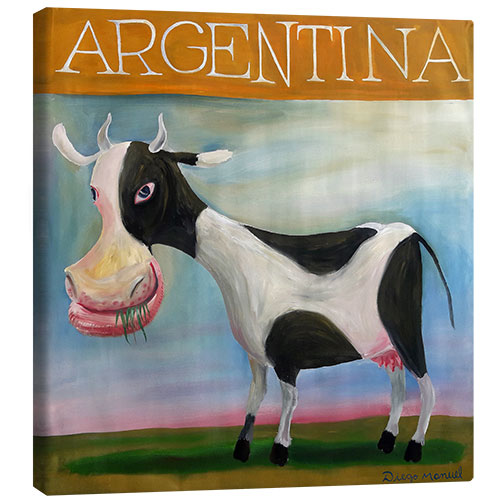 Canvas-taulu Argentine cow