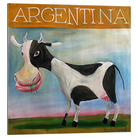 Cuadro de plexi-alu Vaca argentina
