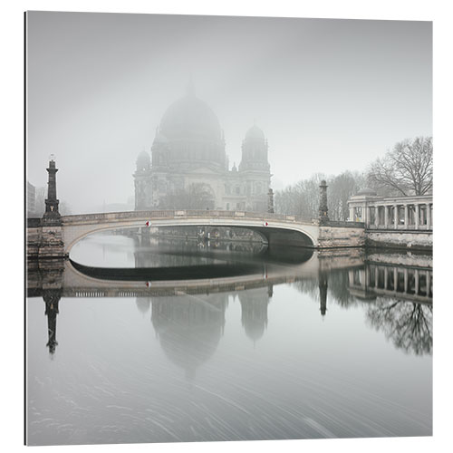 Gallery print Berlin Cathedral in de mist