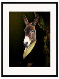Gerahmter Kunstdruck Esel Jérome