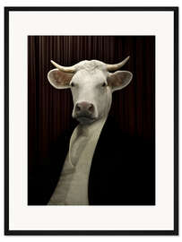 Gerahmter Kunstdruck Schönes Rind