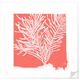 Wall sticker Coral III