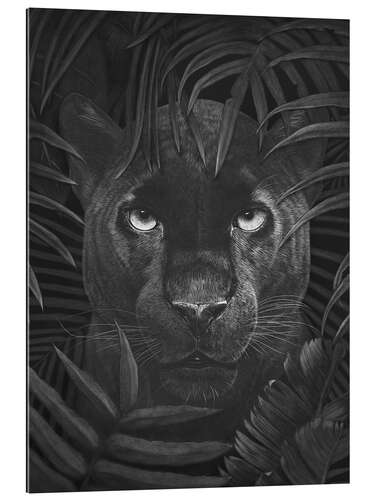 Gallery Print Schwarzer Panther im Dschungel